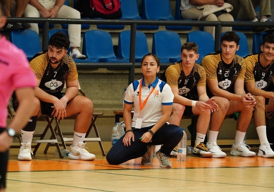 Valeria Flores, en un partido en el Río Tormes.