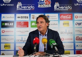 Jorge Recio, este miércoles durante la intervención ante la prensa.
