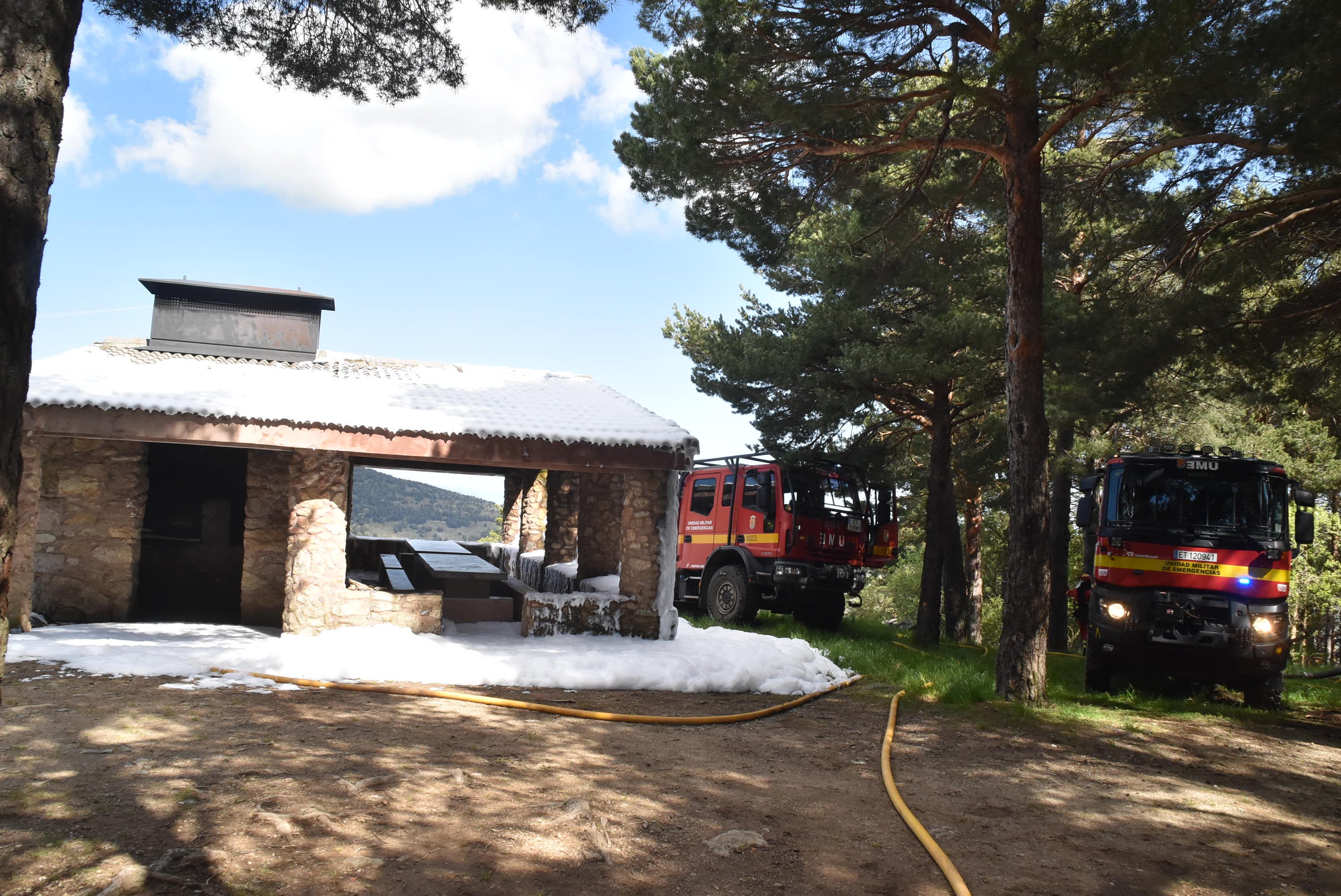 La UME se forma en Candelario para la lucha contra los incendios forestales