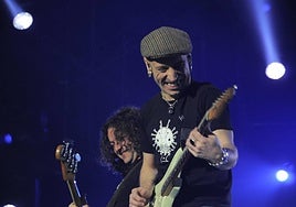 Imagen de una actuación de Fito & Fitipaldis en Salamanca.