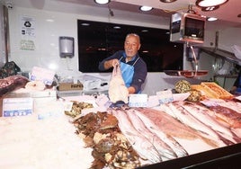 Imagen de una de las pescaderías del Mercado Central.