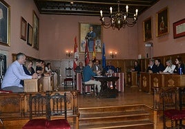 Momento del último pleno celebrado en Ciudad Rodrigo.