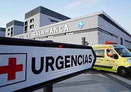 Una ambulancia de Sacyl se ha trasladado al lugar.