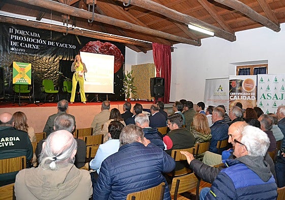 Un momento de la jornada en el salón multiusos