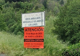 Cartel que ha aparecido en los últimos días en diversas carreteras de la comarca de Béjar.