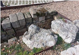 Estado actual del pozo, que se encuentra en la parte baja de la ladera del Cerro de San Vicente.