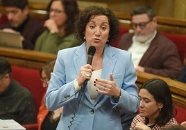 La consellera de Economía de la Generalitat, Alícia Romero.