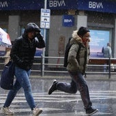 Imagen de un día lluvioso en Salamanca.