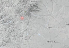 Imagen del mapa con la zona afectada señalada.