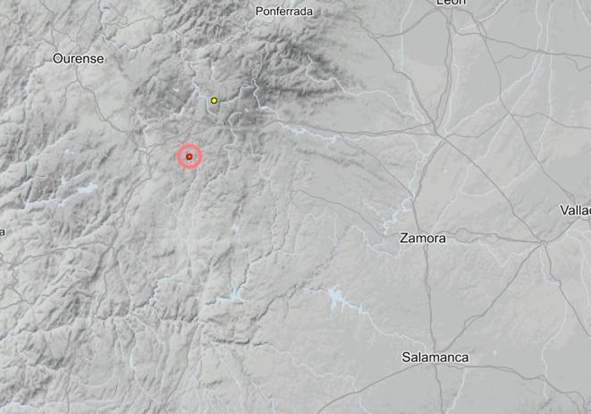 Un nuevo terremoto impacta en la frontera de una 'castigada' zona de Castilla y León