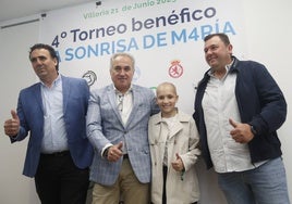 Presentación del torneo benéfico de futbol 'La Sonrisa de María'.