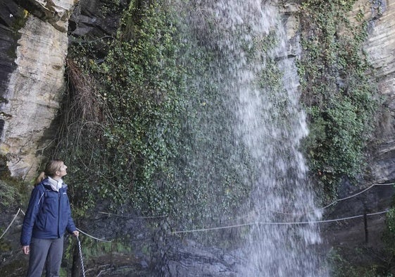 La cascada de Pinero tiene un carácter 'reversible'.