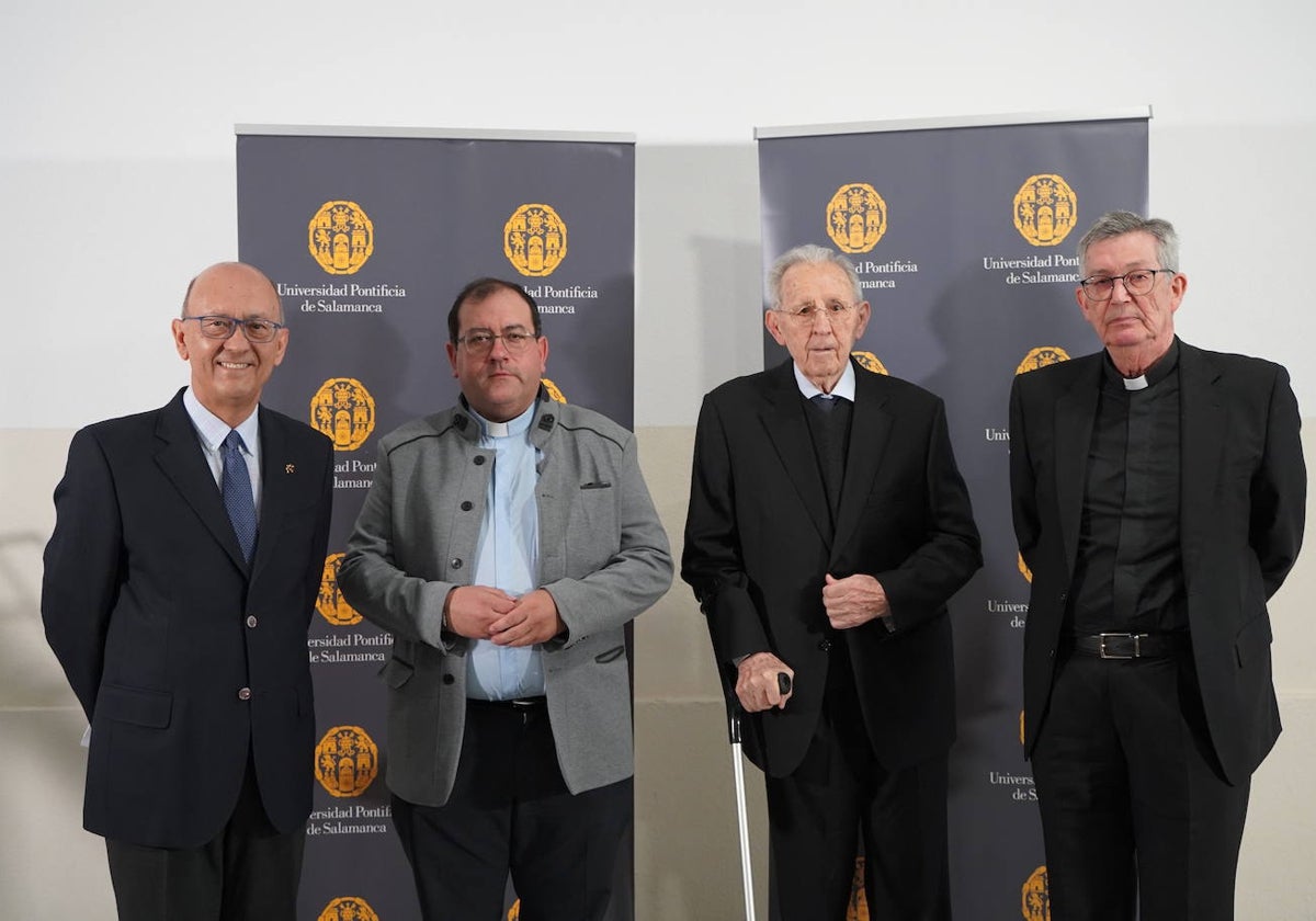 Homenaje de la Pontificia a Olegario González de Cardedal: su fotografía presidirá un aula de Teología