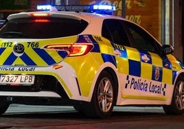 Coche de la Policía Local de Salamanca.