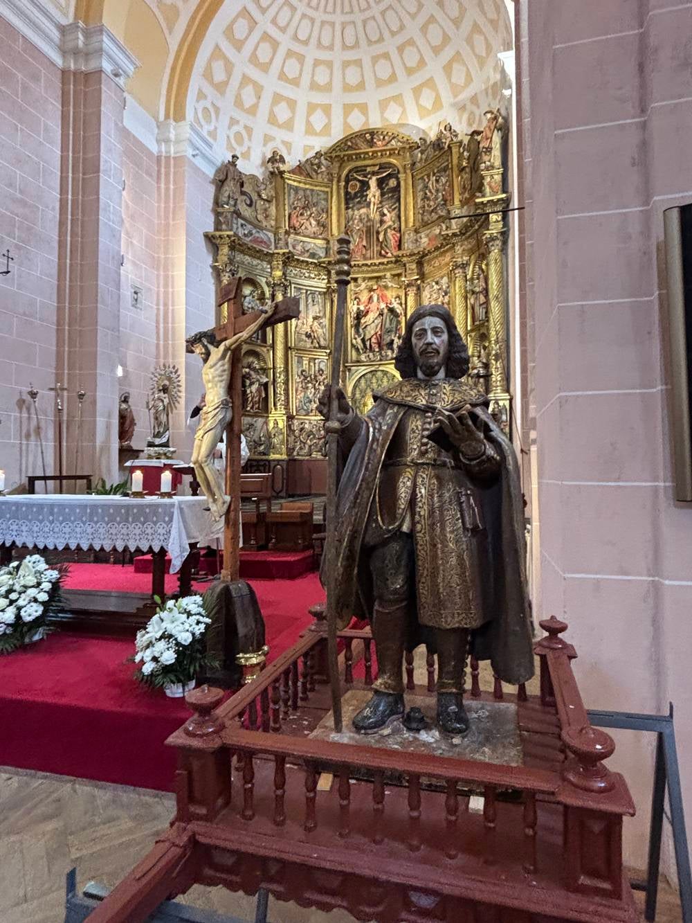 Procesión con San Isidro en Cantalapiedra