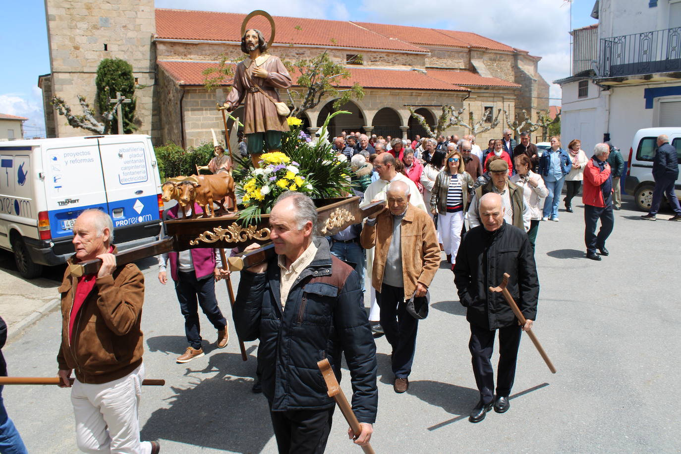 Día de fiesta en Cespedosa de Tormes para honrar a San Isidro