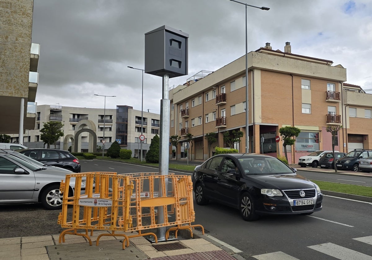 Carbajosa ya tiene los cuatro radares que controlarán el tráfico en sus calles