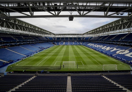 Interiores del RCDE Estadium.