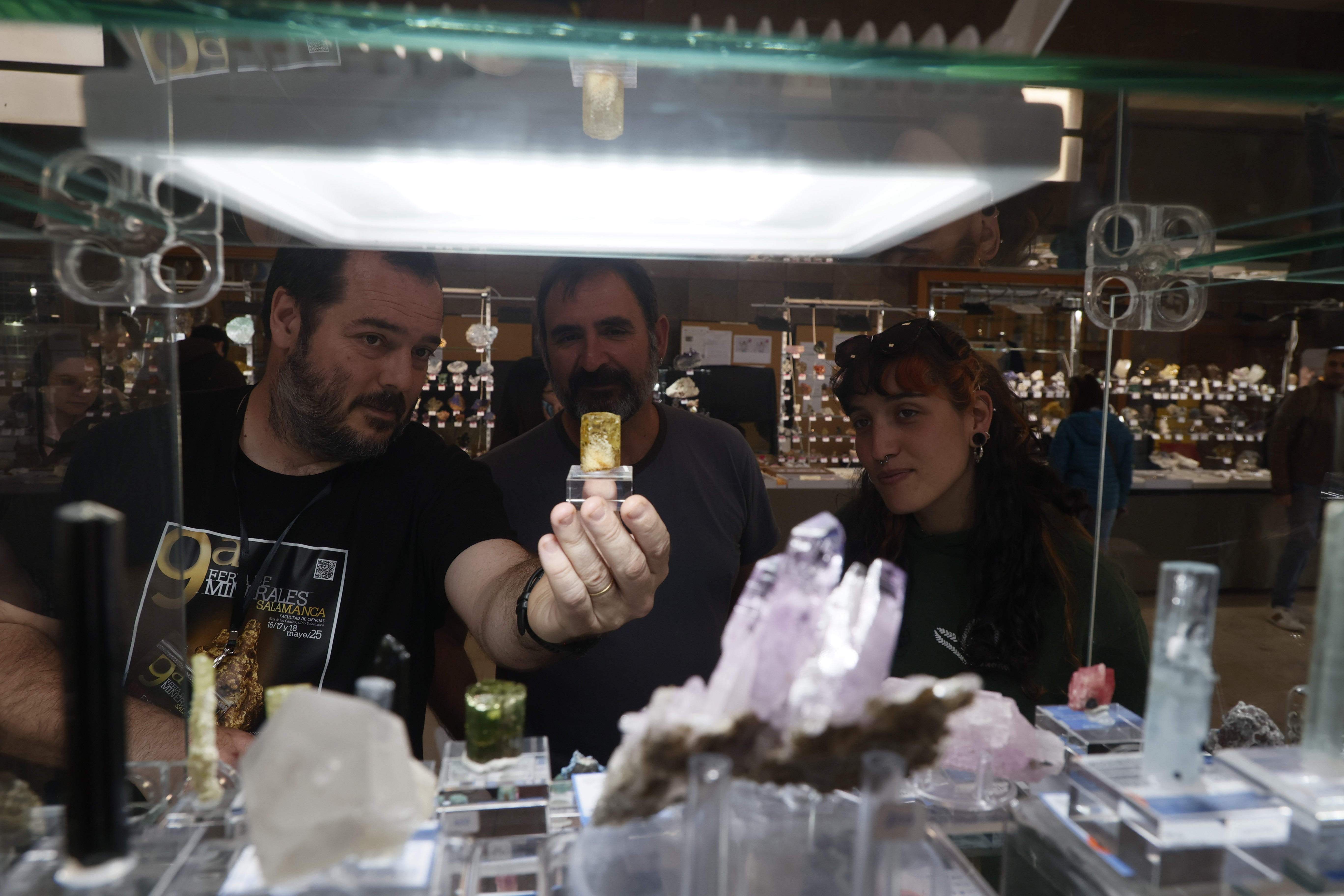 Feria de los Minerales de la USAL: &quot;Ahora miro el mundo con unos ojos muy distintos&quot;