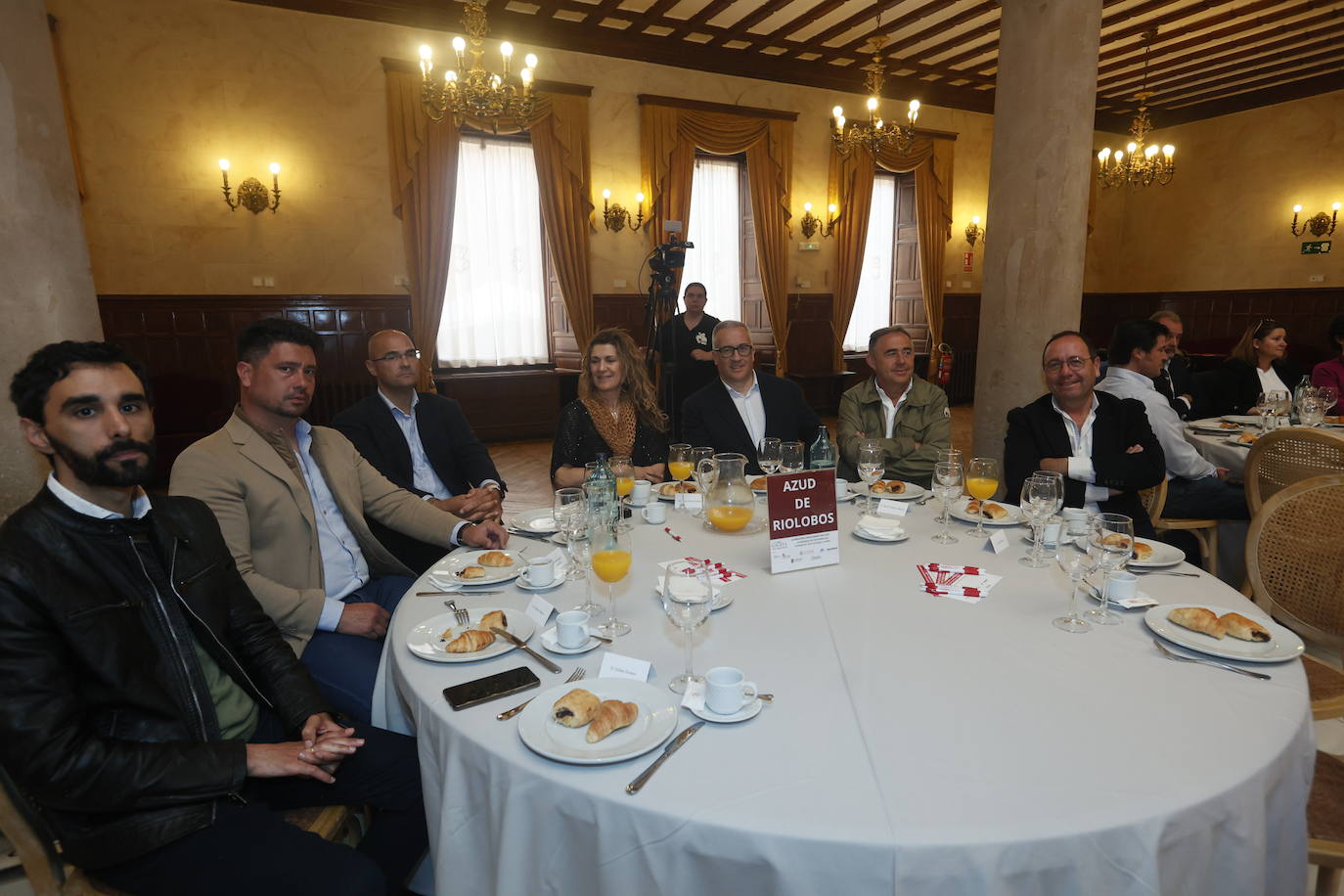 Víctor Hierro (Ternera Charra), Adrián García (Agnia Agrocapital), Jorge Iglesias (Agnia Agrocapital), Ana García (LA GACETA), Julián Ramos (Biorama Lab), Martín Riesco (Riesco Risco S.L.) y Julián Juanes (Grupo AN).