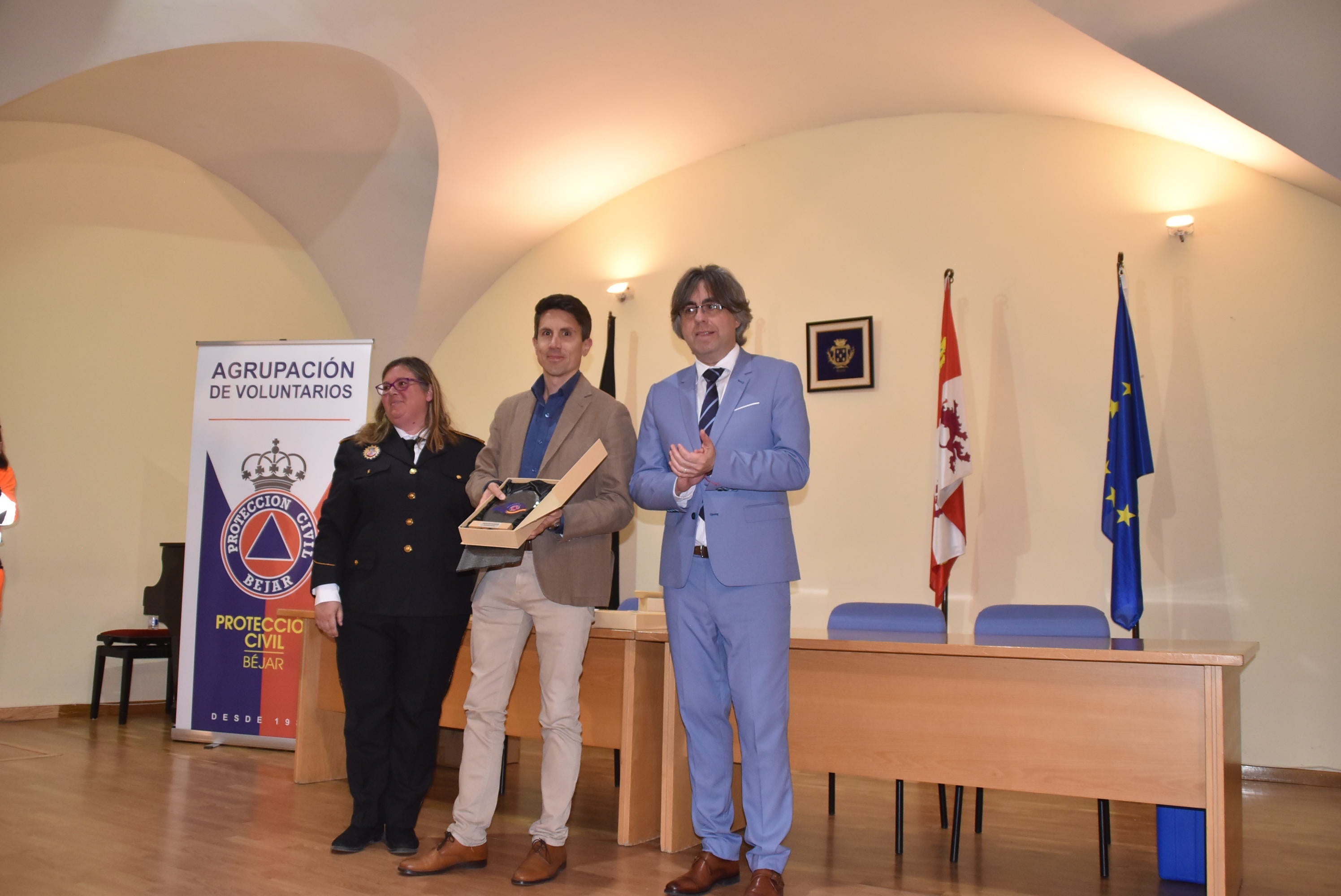 Béjar celebra el 40 aniversario de Protección Civil con una jornada de exhibición y reconocimientos