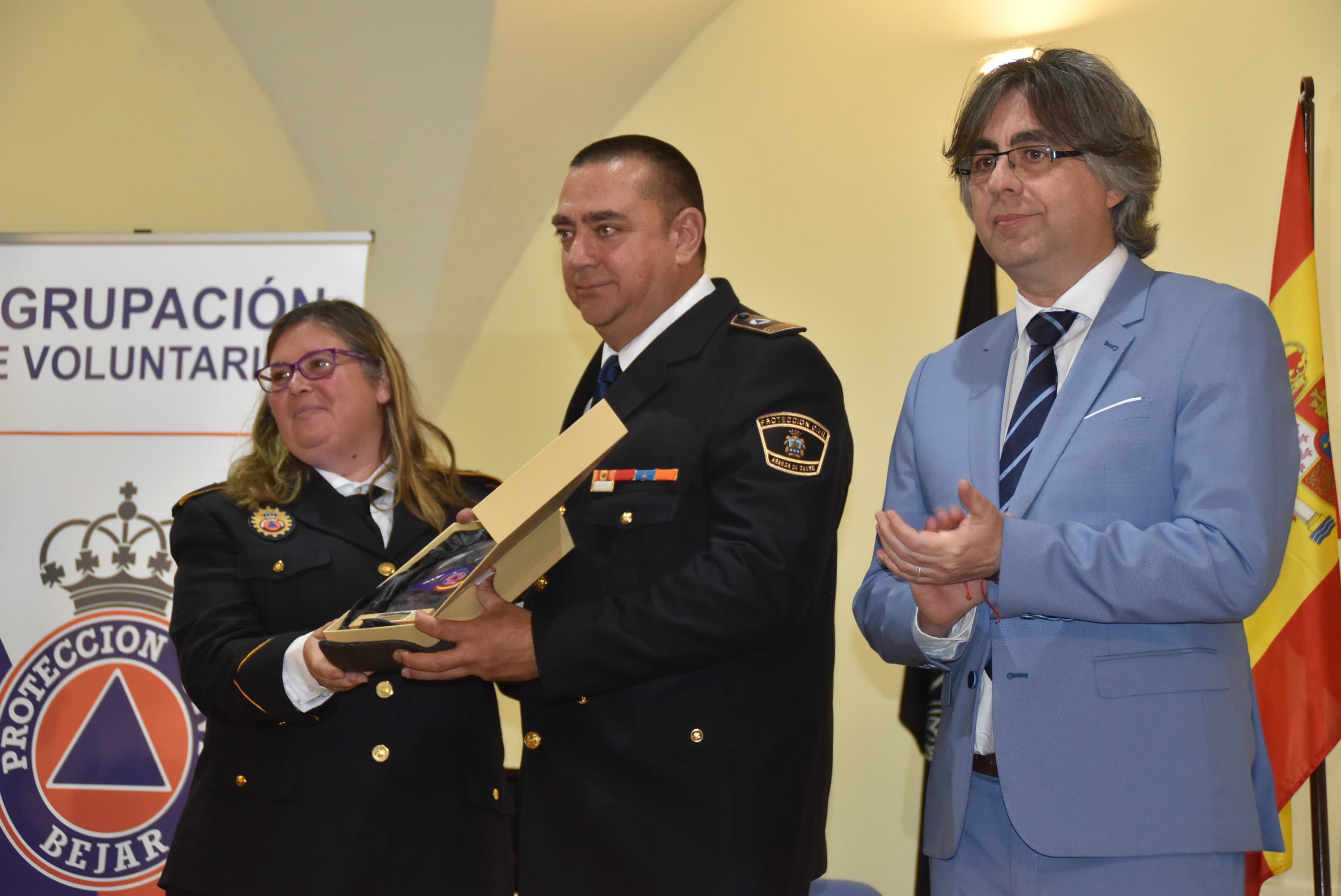Béjar celebra el 40 aniversario de Protección Civil con una jornada de exhibición y reconocimientos