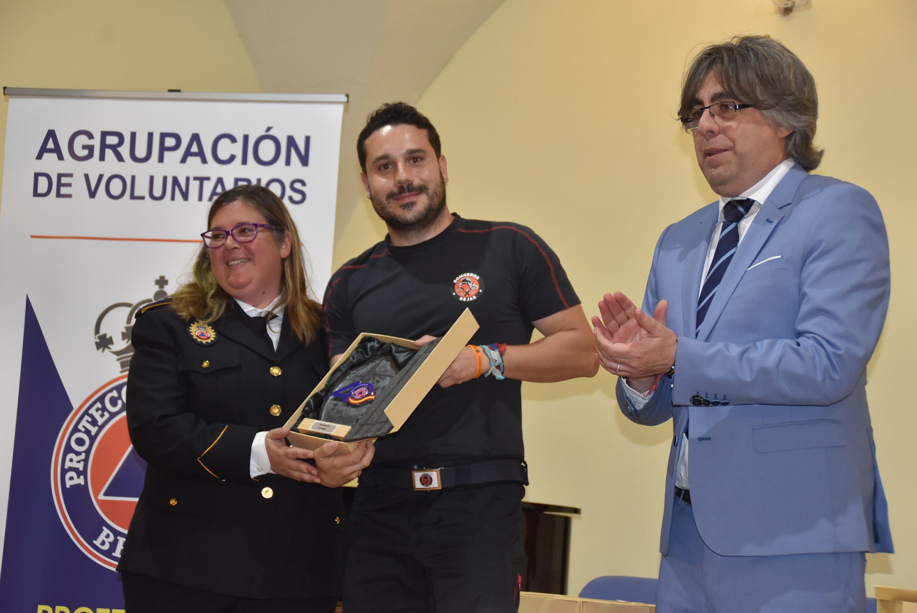 Béjar celebra el 40 aniversario de Protección Civil con una jornada de exhibición y reconocimientos