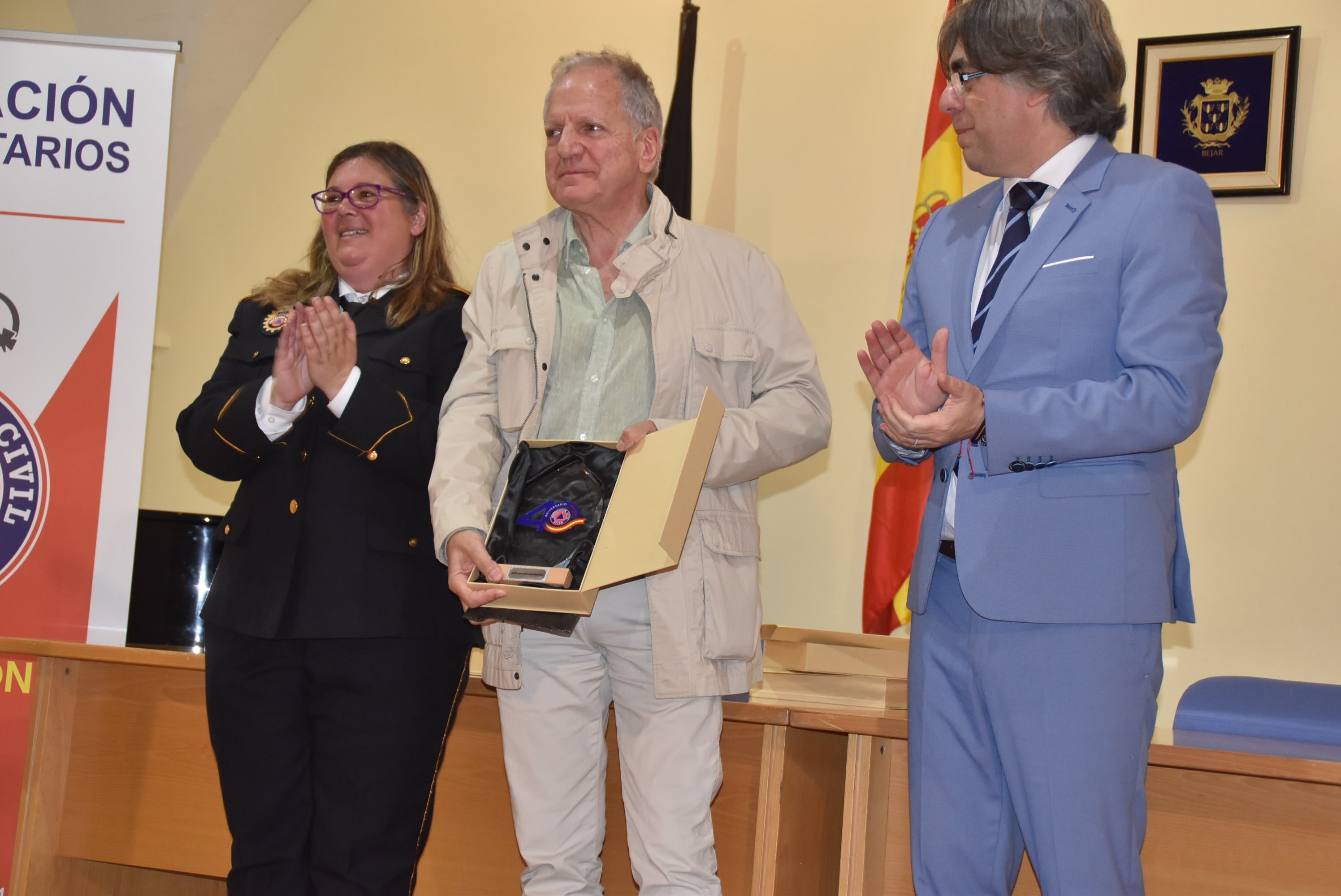 Béjar celebra el 40 aniversario de Protección Civil con una jornada de exhibición y reconocimientos