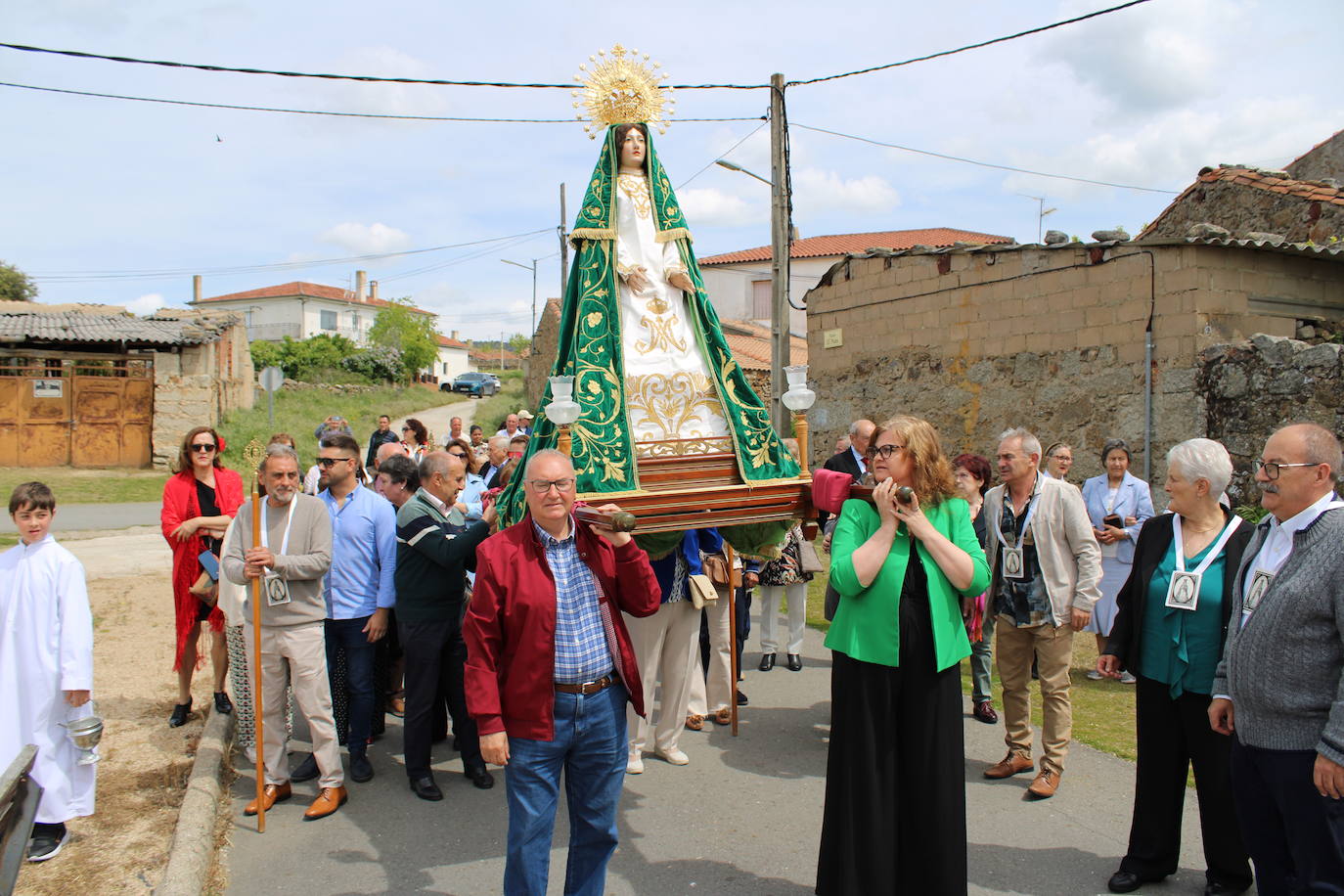 Bercimuelle honra a la Virgen del Monte