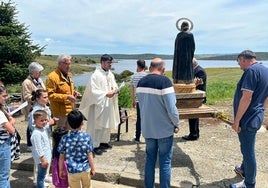 Momento de la bendición de los campos en Salvatierra de Tormes