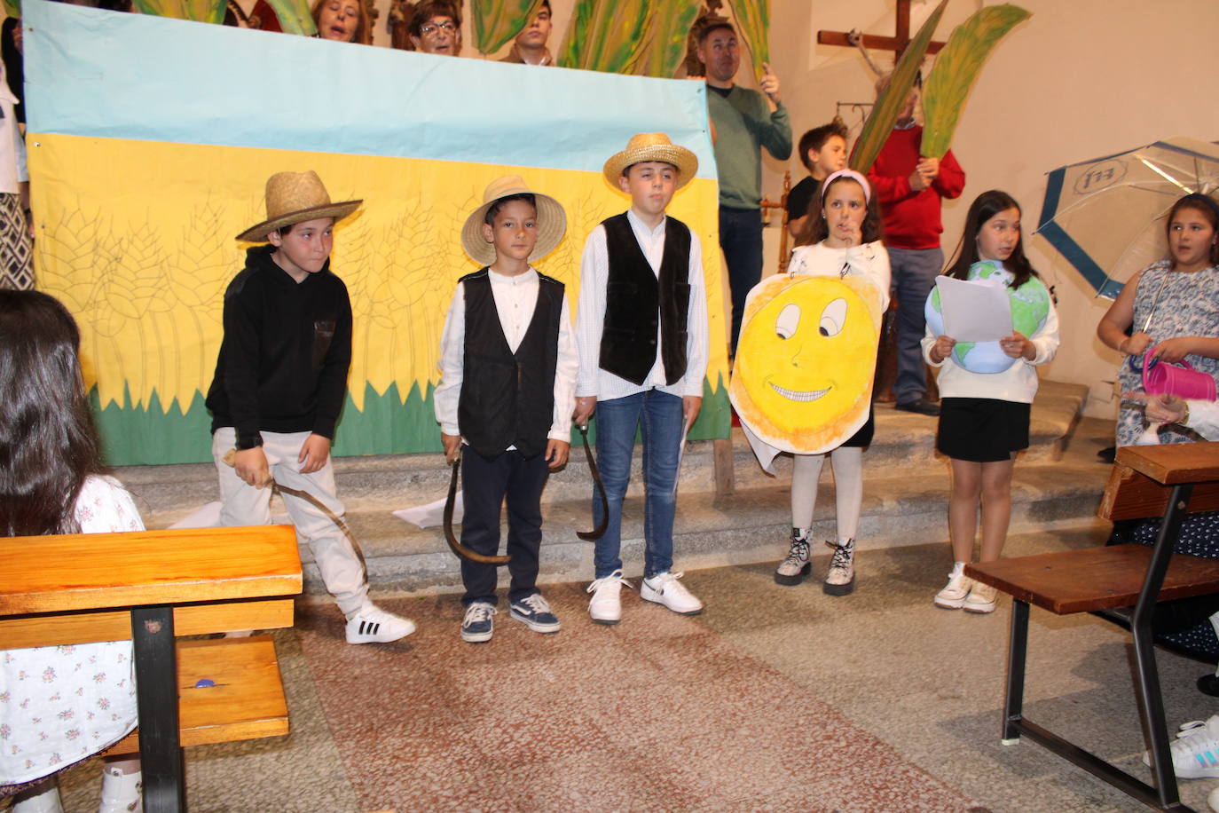 Encuentro de seis imágenes de San Isidro para bendecir los campos del Alto Alagón