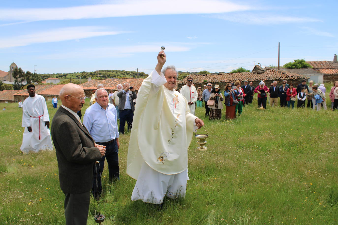 Encuentro de seis imágenes de San Isidro para bendecir los campos del Alto Alagón