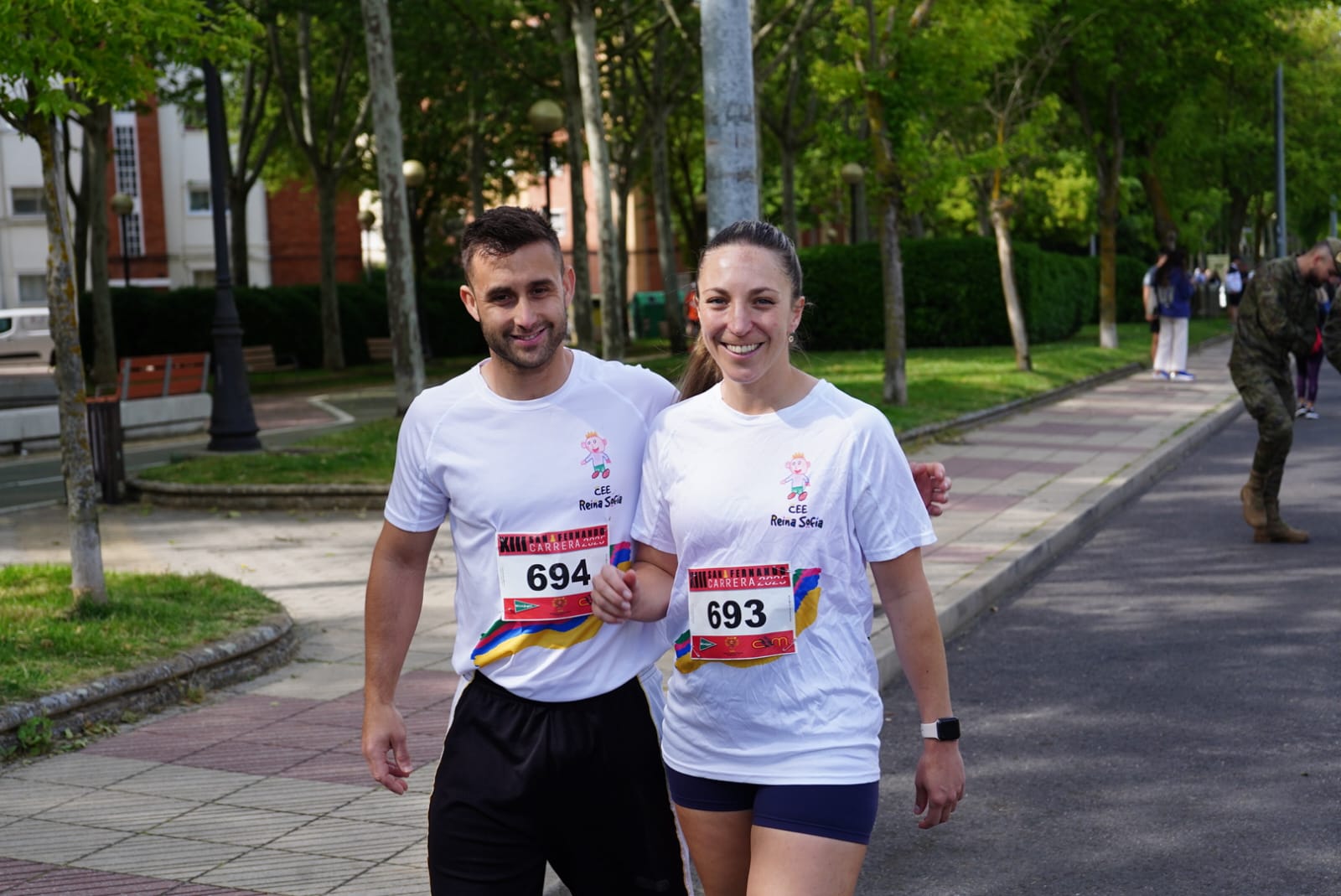 Adrián Martín y Ester Rodríguez se proclaman vencedores de la XIII Carrera Cívico-Militar San Fernando