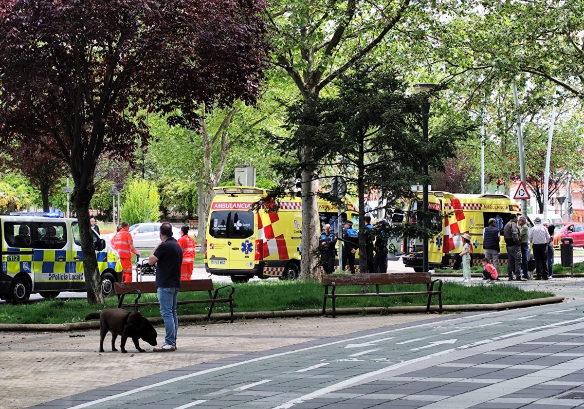 Herido un ciclista tras sufrir una colisión con un turismo en Garrido