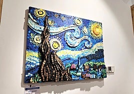 La versión de la obra «La noche estrellada de Van Gogh».