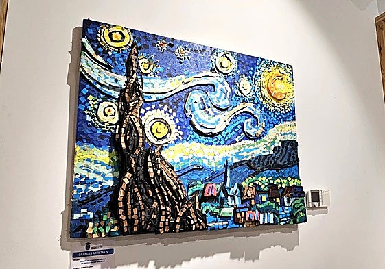La versión de la obra «La noche estrellada de Van Gogh».