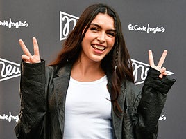 Lucía Rivera durante la presentación de la nueva campaña del Corte Inglés.