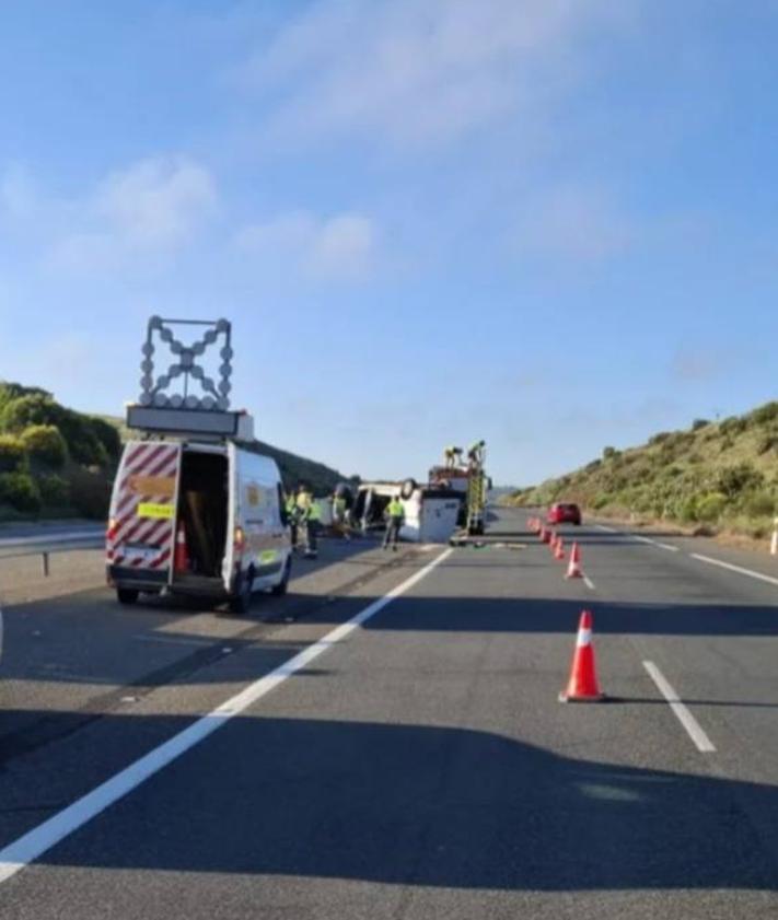 Imagen secundaria 2 - Fallece una persona en un accidente de tráfico en la A-66 a la altura de Mozárbez