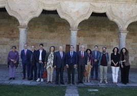 Presentación de la cátedra en el Patio de Escuelas Menores.