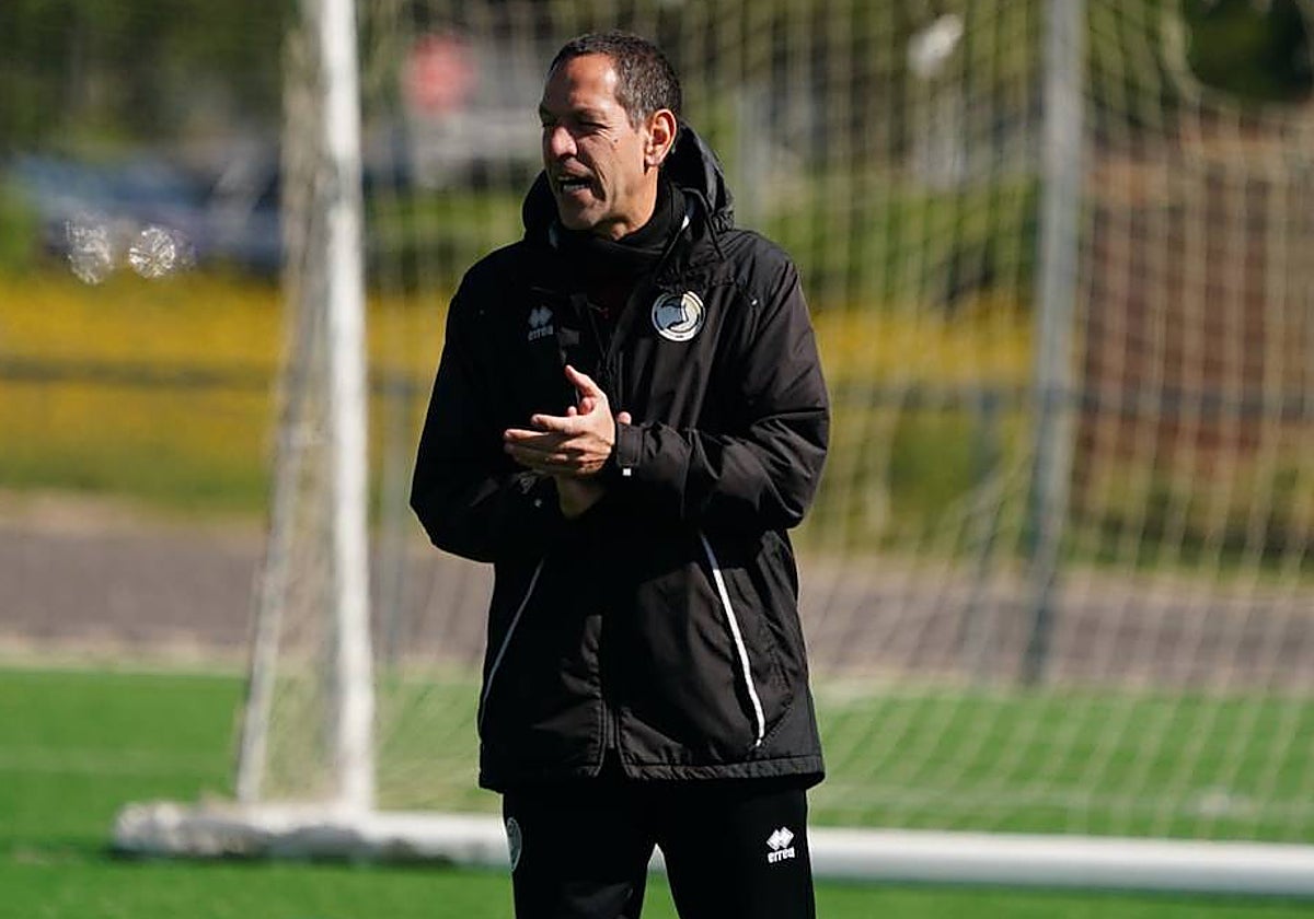José Luis Acciari en una sesión de entrenamiento.