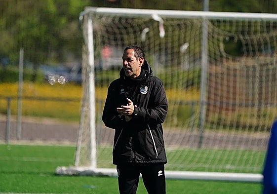 José Luis Acciari en una sesión de entrenamiento.