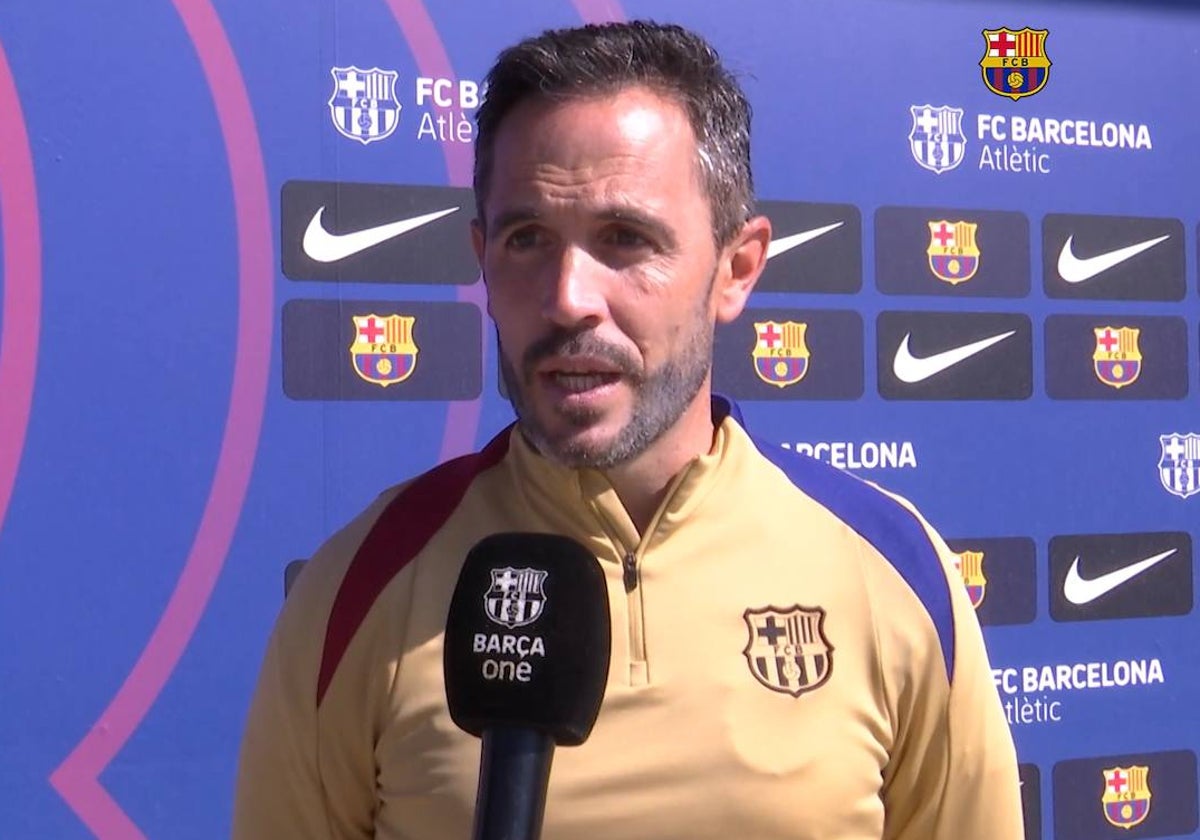 Milá, técnico del Barça B: «Unionistas en las últimas jornadas ha marcado un gol, pero también ha encajado muy poco»