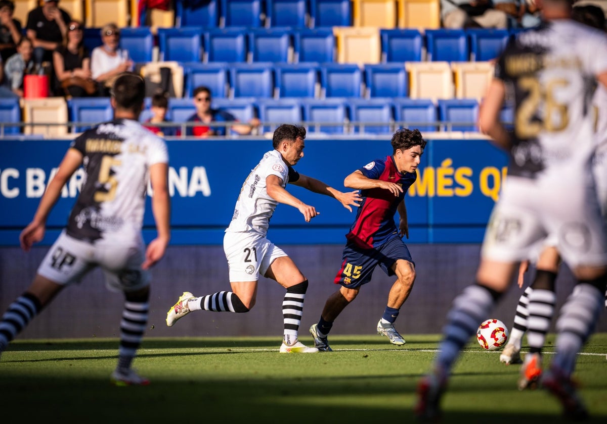 Barça B - Unionistas: resumen, resultado y goles del partido de Primera RFEF (2-1)