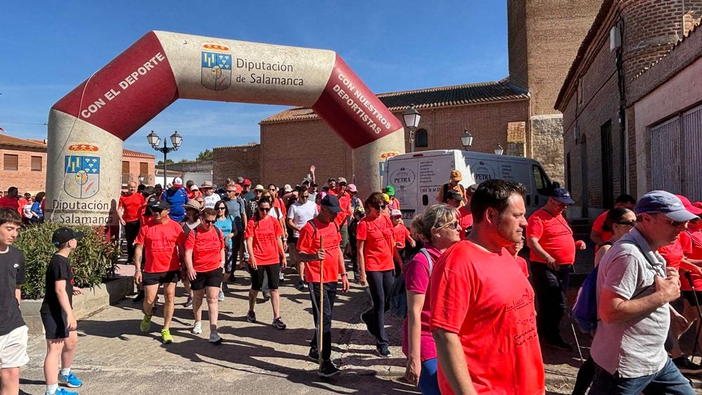 Pasos saludables a favor de la Asociación de Padres de Niños Sordos de Salamanca en Paradinas