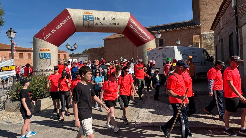 Pasos saludables a favor de la Asociación de Padres de Niños Sordos de Salamanca en Paradinas