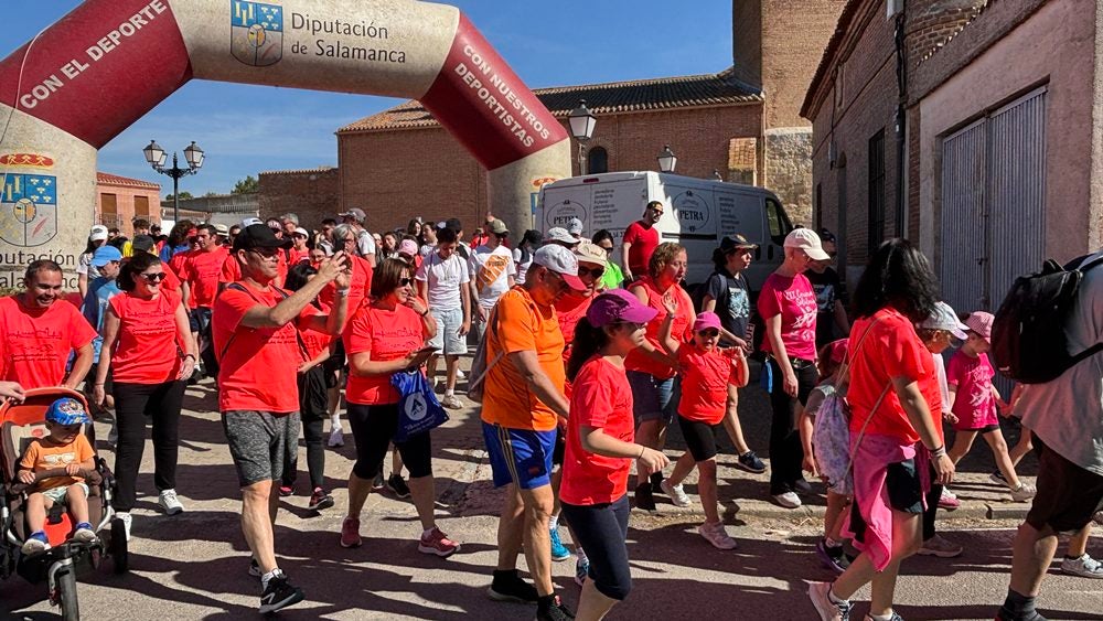 Pasos saludables a favor de la Asociación de Padres de Niños Sordos de Salamanca en Paradinas