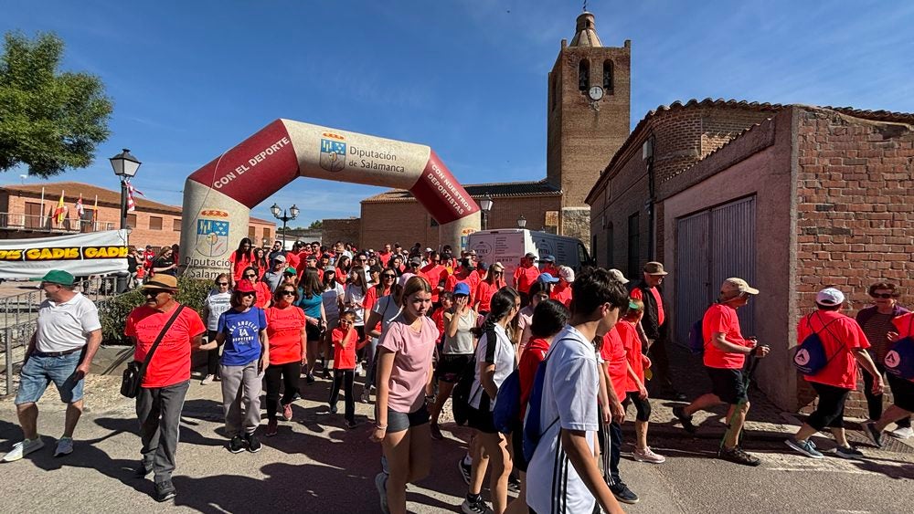 Pasos saludables a favor de la Asociación de Padres de Niños Sordos de Salamanca en Paradinas