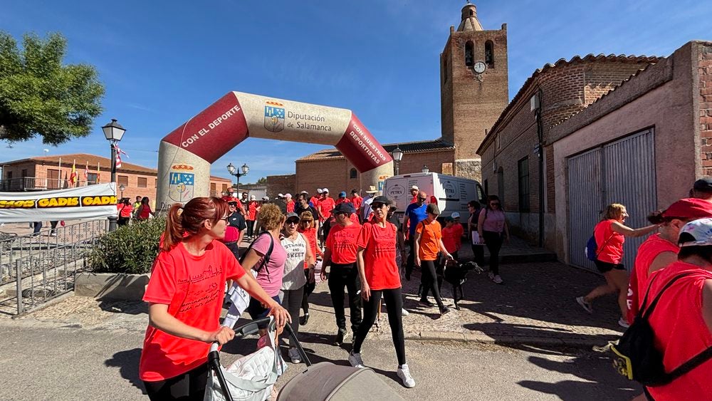 Pasos saludables a favor de la Asociación de Padres de Niños Sordos de Salamanca en Paradinas