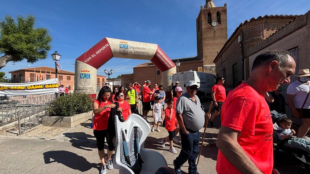 Pasos saludables a favor de la Asociación de Padres de Niños Sordos de Salamanca en Paradinas