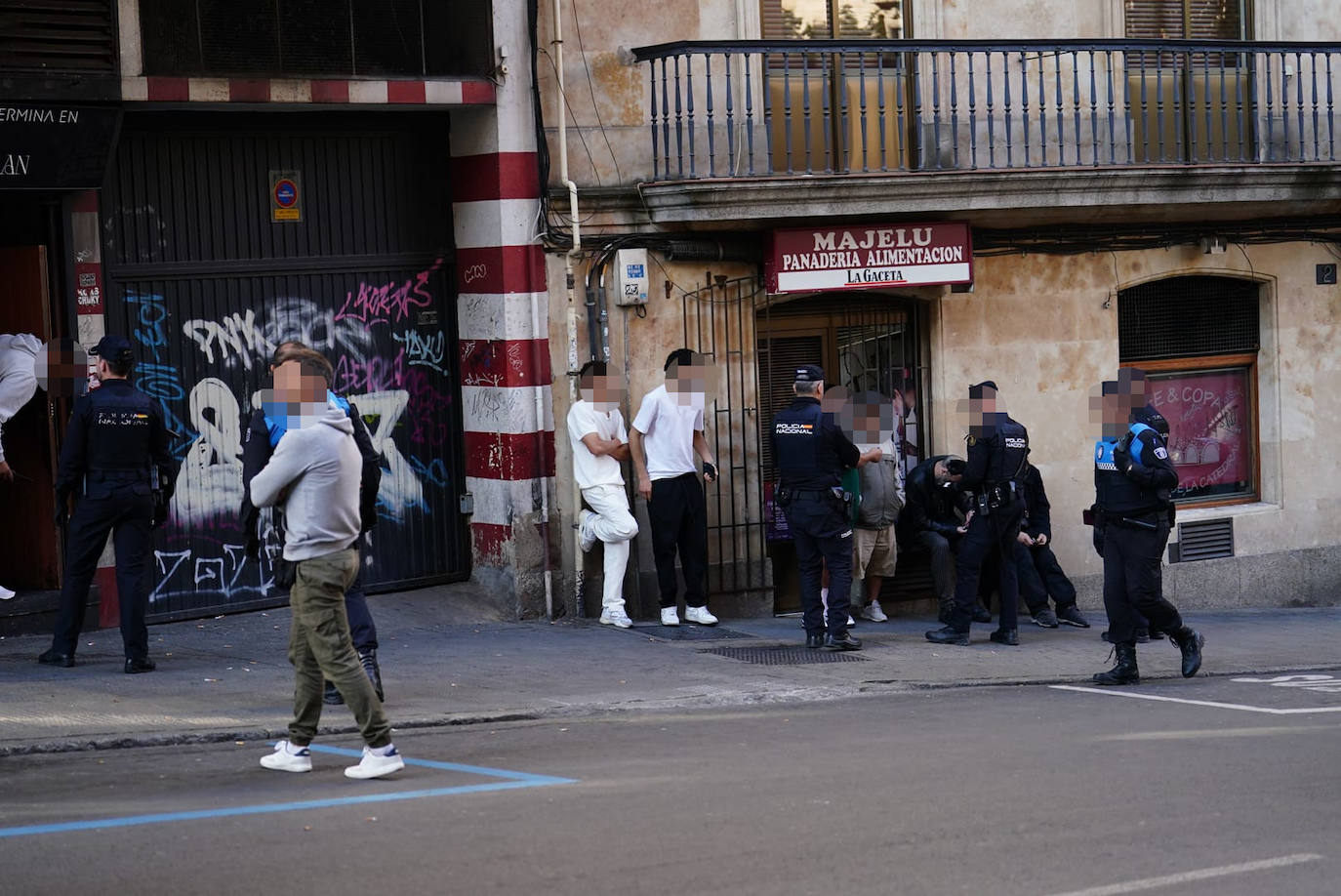 La redada policial de este domingo en el after de Sancti Spíritus, en imágenes